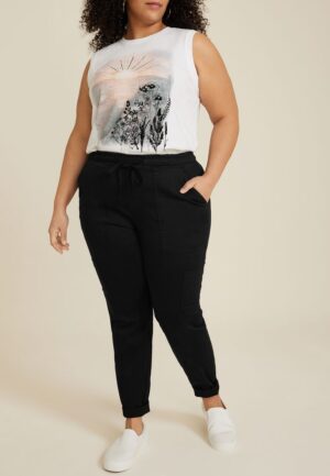 Plus Size Weekender Drawstring Cargo Pant