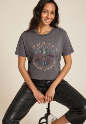 Journey Freedom World Tour Oversized Fit Graphic Tee