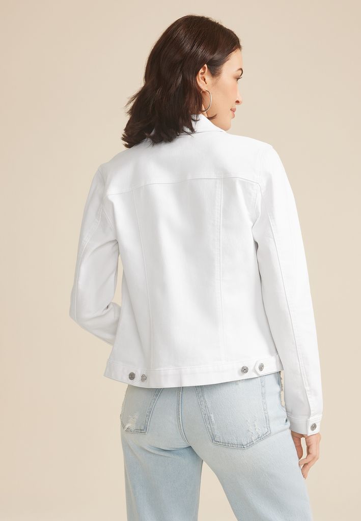 White Denim Jacket - Image 2