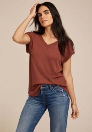 24/7 Berkley V Neck Tee