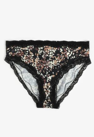 True Stretch High Waist Jersey Printed Bikini Panty