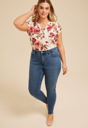 Plus Size m jeans by maurices&trade; Sculpt Mid Rise Skinny Jean