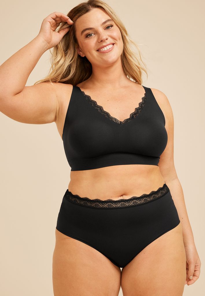 Invisibliss High Waist Lace Trim Hipster Panty - Image 3