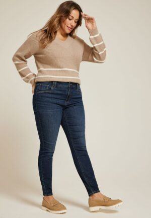 Plus Size m jeans by maurices&trade; Cool Comfort High Rise Angle Pocket Jegging