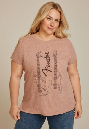 Plus Size Fender Classic Fit Graphic Tee