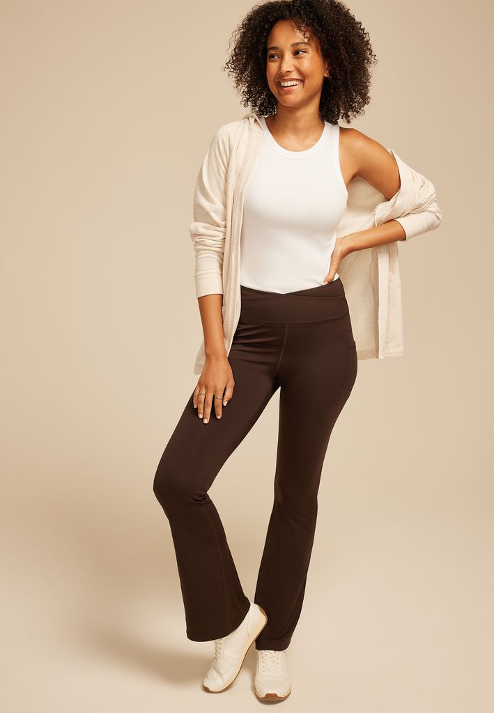 Smooth Crossover High Rise Flare Legging