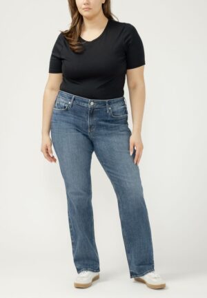 Plus Size Silver Jeans Co.&reg; Suki Curvy Mid Rise Slim Boot Jean