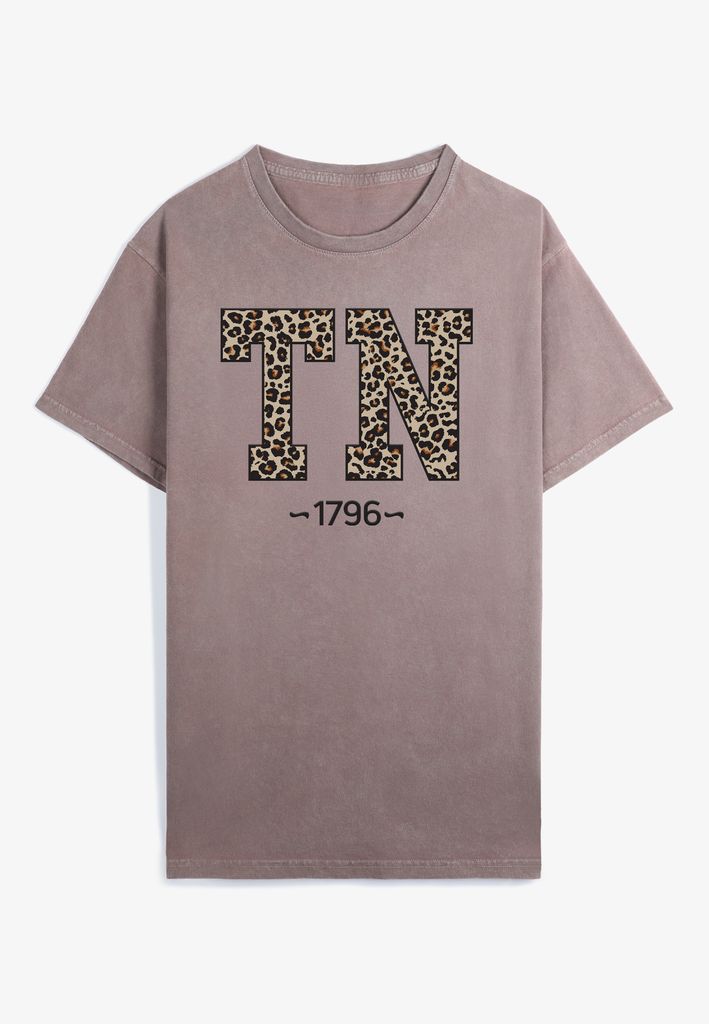 Leopard State Relaxed Graphic Tee