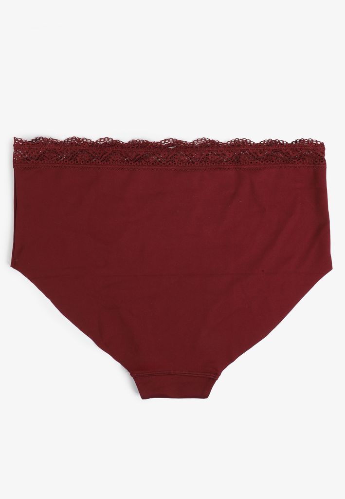 Invisibliss High Waist Lace Trim Hipster Panty - Image 2