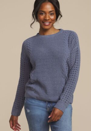 Chenille Cable Sweater