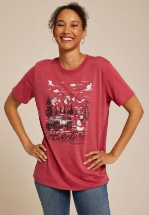 Adventure Oversized Fit Graphic Tee