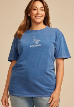 Plus Size Silly Goose Relaxed Graphic Tee