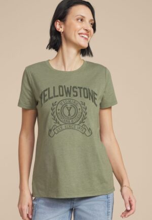 Yellowstone Embroidered Classic Fit Graphic Tee