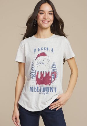 I Feel A Meltdown Coming On Classic Fit Graphic Tee