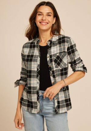 Cabin Plaid Classic Button Up Shirt