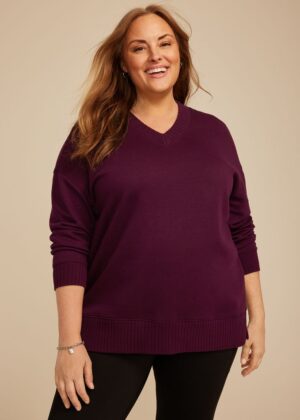 Plus Size Willowsoft Relaxed Fit Sweatshirt