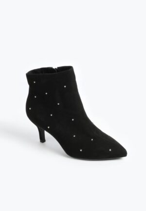 SuperCush Liza Studded Kitten Heel Boot
