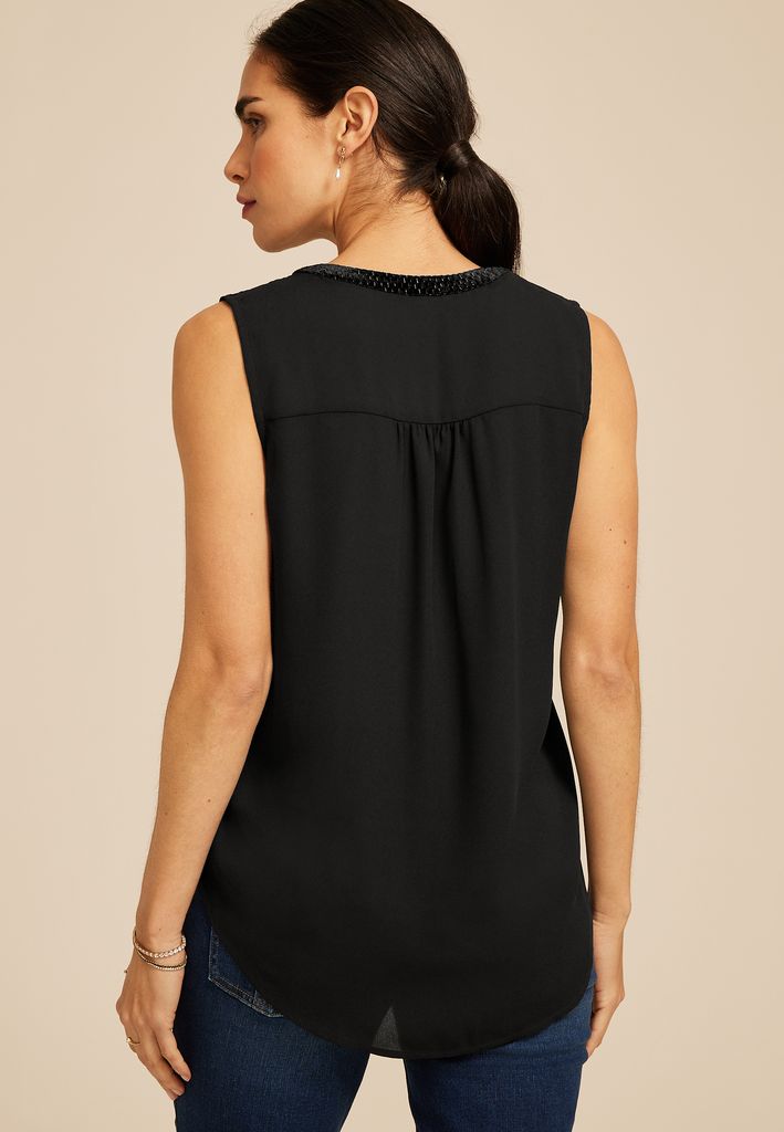 Atwood Velvet Shimmer Tank Top - Image 2