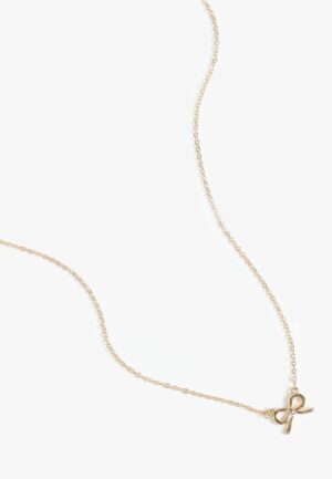 Dainty Bow Necklace Pendant Necklace