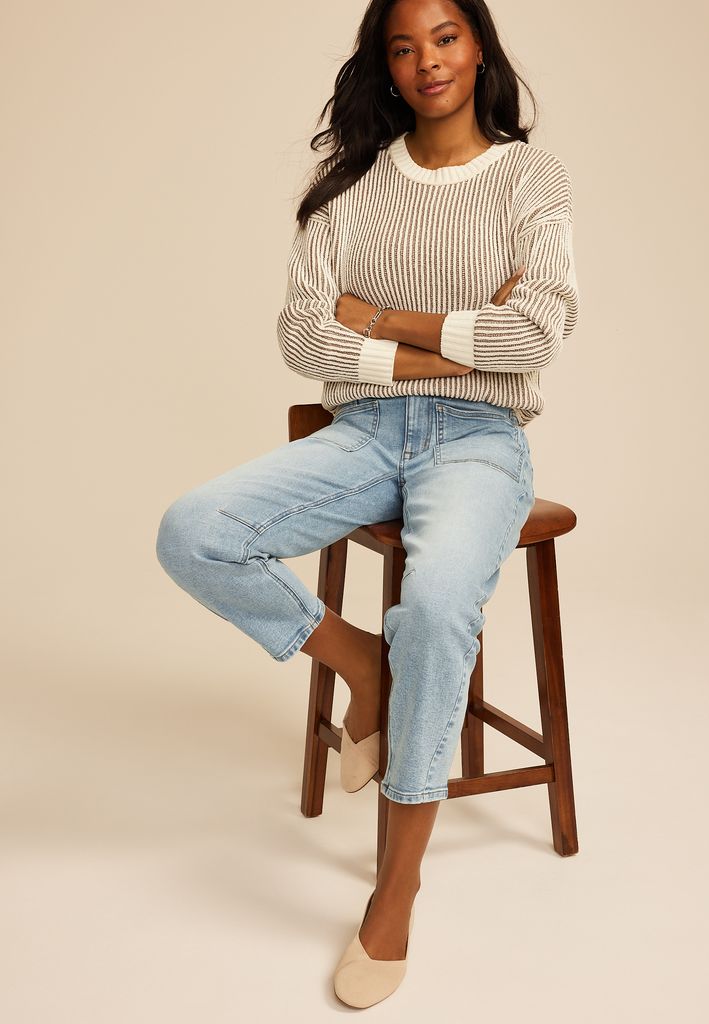 High Rise Utility Barrel Jean - Image 3