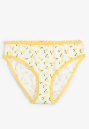 Simply Comfy Lemon Print Bikini Panty