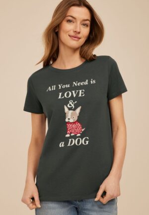 All You Need Is Love And A Dog Classic Fit Graphic Tee