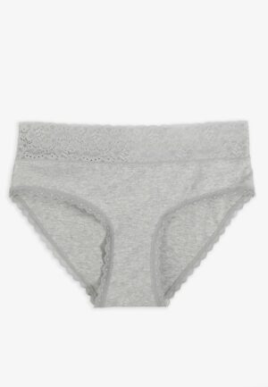 Simply Comfy Cotton Heathered Gray Hipster Panty