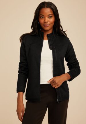 Fleece Athleisure Full Zip Jacket