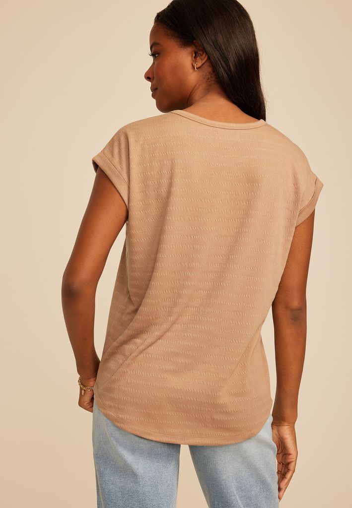 24/7 Textured Clara Tee - Image 2